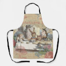 Search for alice in wonderland aprons Through the looking glass