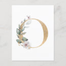 Search for monogram a postcards Floral