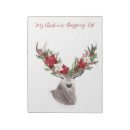 Search for christmas list notepads Festive