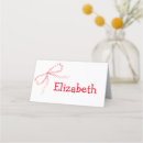 Search for bow place cards Red