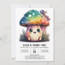 Search for toadstool birthday invitations Mushroom