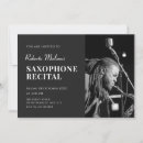 Search for music recital invitations Minimalist