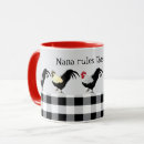 Search for rooster mugs Rustic