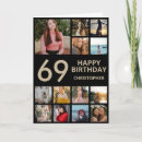 Search for 69 birthday cards Sixty ninth birthday