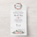 Search for tropical flamingo wedding invitations Pink