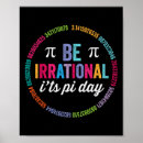 Search for irrational posters Pi number