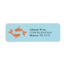 Search for japanese koi return address labels Pond