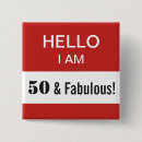 Search for 50th birthday badges Fifty