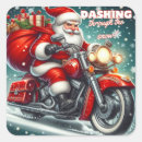 Search for motorbike stickers Santa