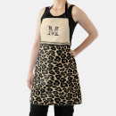 Search for black leopard print aprons Stylish