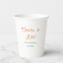 Search for birthday paper cups 10 20 30 40