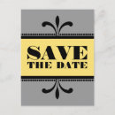 Search for yellow grey save the dates Trendy