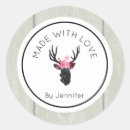 Search for deer head stickers Rustic