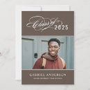 Search for brown graduation invitations Elegant