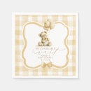 Search for brown plaid napkins We can bearly wait