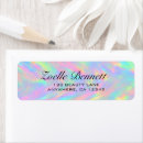 Search for makeup artist return address labels Holographic
