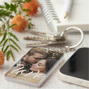 Search for wedding monogram rectangular key rings Script