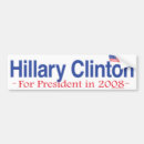 Search for 2008 bumper stickers Clinton