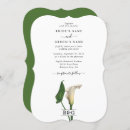 Search for calla lily wedding invitations Botanical