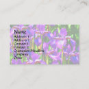 Search for irises business cards Floral