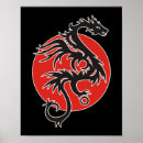 Search for black and white dragon posters Dragons