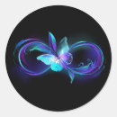 Search for turquoise butterfly stickers Black