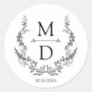 Search for wreath initial stickers Simple