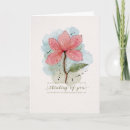 Search for watercolor thinking of you cards Flower