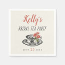 Search for bridal tea napkins Whimsical