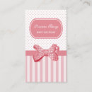 Search for bows business cards Pretty