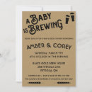 Search for baby brewing beer invitations Black
