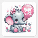 Search for elephant with hearts stickers Baby girl
