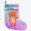 Search for teddy bear christmas stockings Snowflakes