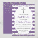 Search for purple and silver invitations Glitter