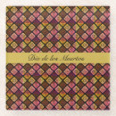 Search for dia de los muertos coasters Skull