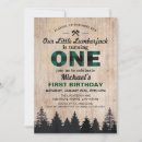 Search for little lumberjack invitations Rustic