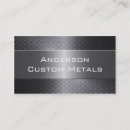 Search for machinist business cards Metal