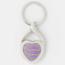 Search for glitter heart key rings Purple