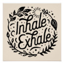 Search for inhale exhale posters Meditation
