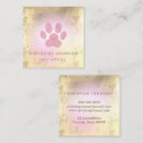 Search for dog paw print business cards Pink