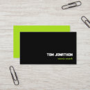 Search for fluorescent business cards Minimalist