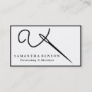 Search for needle and thread business cards Modern