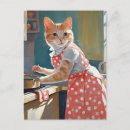 Search for housewife postcards Cooking