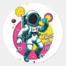 Search for retro astronaut stickers Science fiction