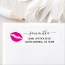 Search for lips return address labels Kiss