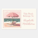 Search for vintage bookplates Pink
