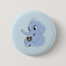 Search for elephant cartoon badges Illustration