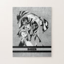 Search for boxer dog puzzles White