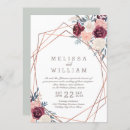 Search for geometric wedding invitations Boho
