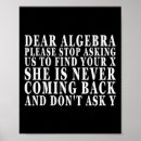 Search for algebra posters Back to school